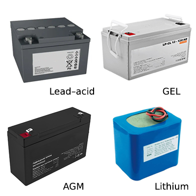 Види акумуляторів