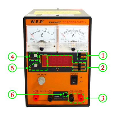 Блок живлення WEP PS-1502D+
