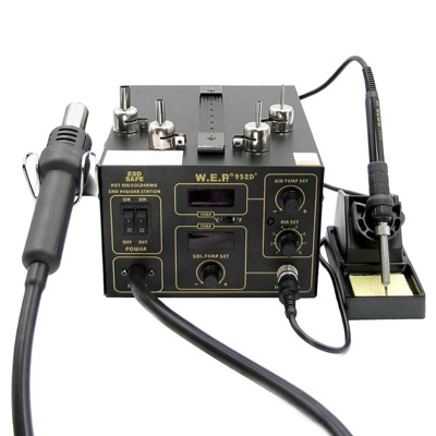 Компресорна паяльна станція WEP 952D+