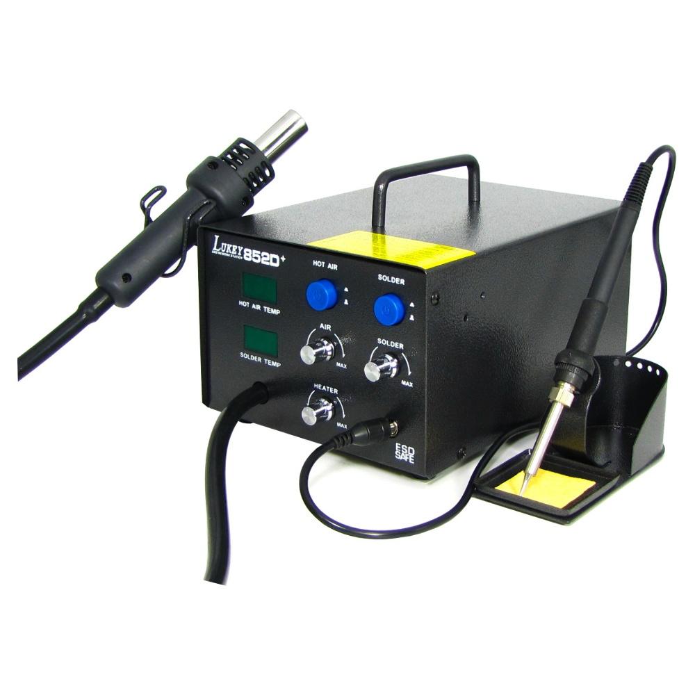 Паяльная станция Lukey 852D+ компрессорная, фен, паяльник | MasterClub
