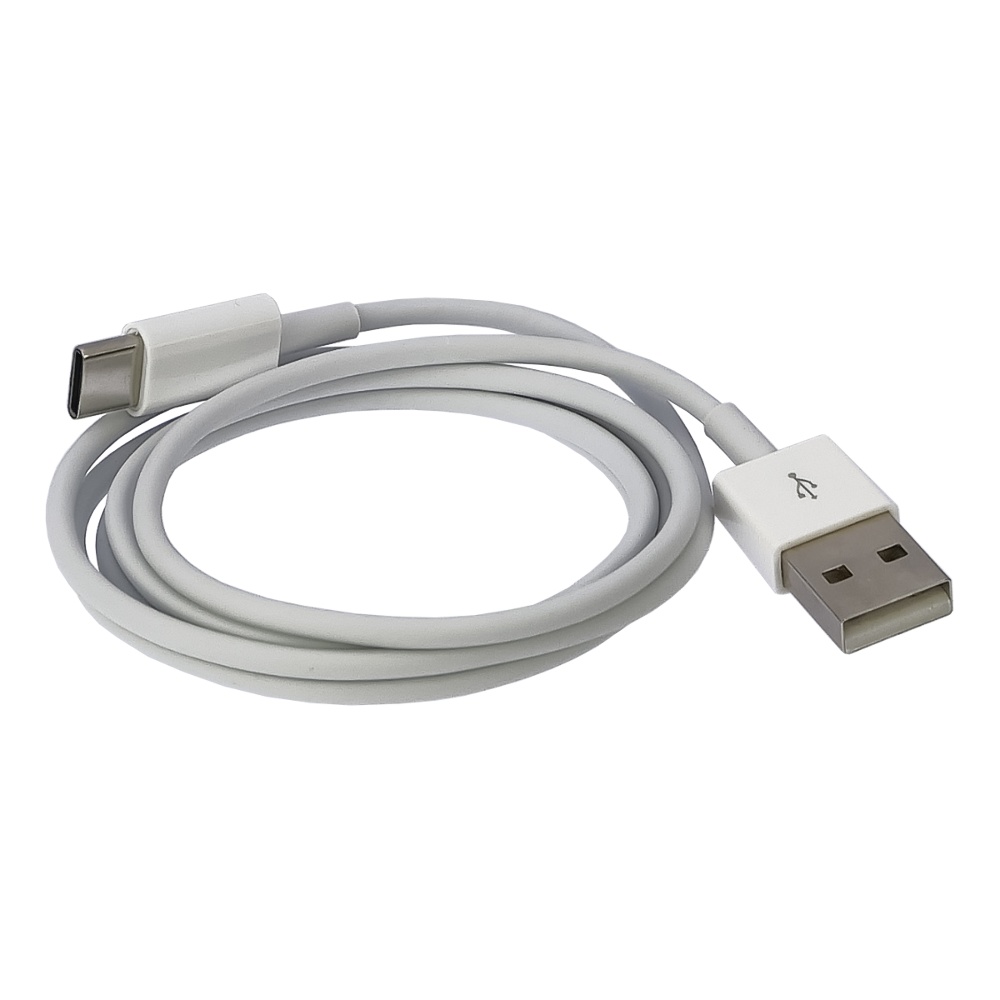 USB кабель Type-C 3A 1m белый в упаковке | MasterClub