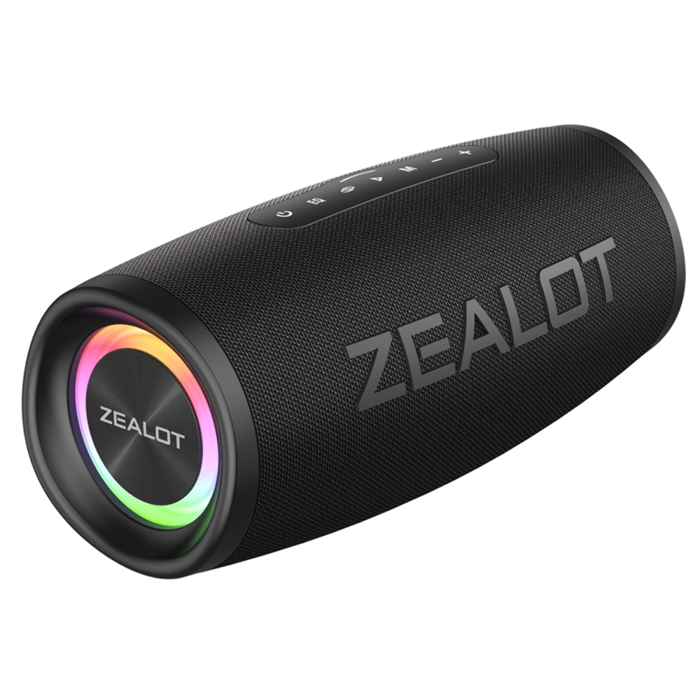 エスカドロン　ボア付きワンコ　黒　Lサイズ Портативная Bluetooth колонка ZEALOT S56 TWS с LED подсветкой