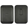 Кожаный чехол-бумажник MagSafe для Apple iPhone 12/ 12 Pro/ 12 Pro Max/ 12 Mini чёрный