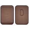 Кожаный чехол-бумажник MagSafe для Apple iPhone 12/ 12 Pro/ 12 Pro Max/ 12 Mini золотисто-коричневый