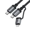 Кабель Acefast C20-01 Type-C to Type-C 60W/ Lightning 30W 1.2m black