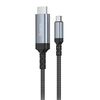 Кабель Hoco UA43 Type-C to HDTV HD metal gray