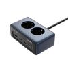 Сетевой фильтр удлинитель Ldnio SE3 USB/ 2 Type-C 45W 2 розетки 2500W 2m black