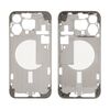 Средняя часть корпуса для Apple iPhone 15 Pro Max (Titanium White) белая