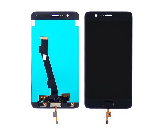 Дисплей для Xiaomi Mi Note 3 с чёрным тачскрином и сканером отпечатка пальца