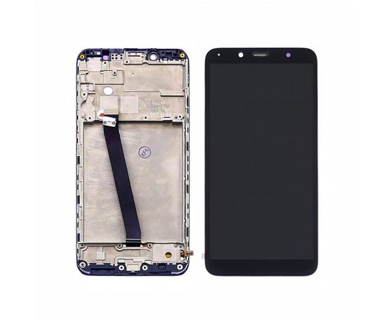 Дисплей для Xiaomi Redmi 7A с чёрным тачскрином и корпусной рамкой