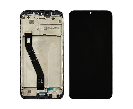 Дисплей для Xiaomi Redmi 8/ 8A с чёрным тачскрином и корпусной рамкой