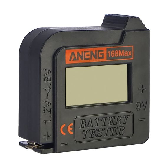 {[ru]:Тестер батареек и аккумуляторов Aneng 168 Max с цифровым дисплеем}